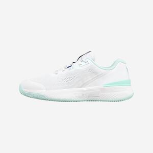 Zapatillas de tenis multipista mujer, Intrigue Pro blanco verde azul