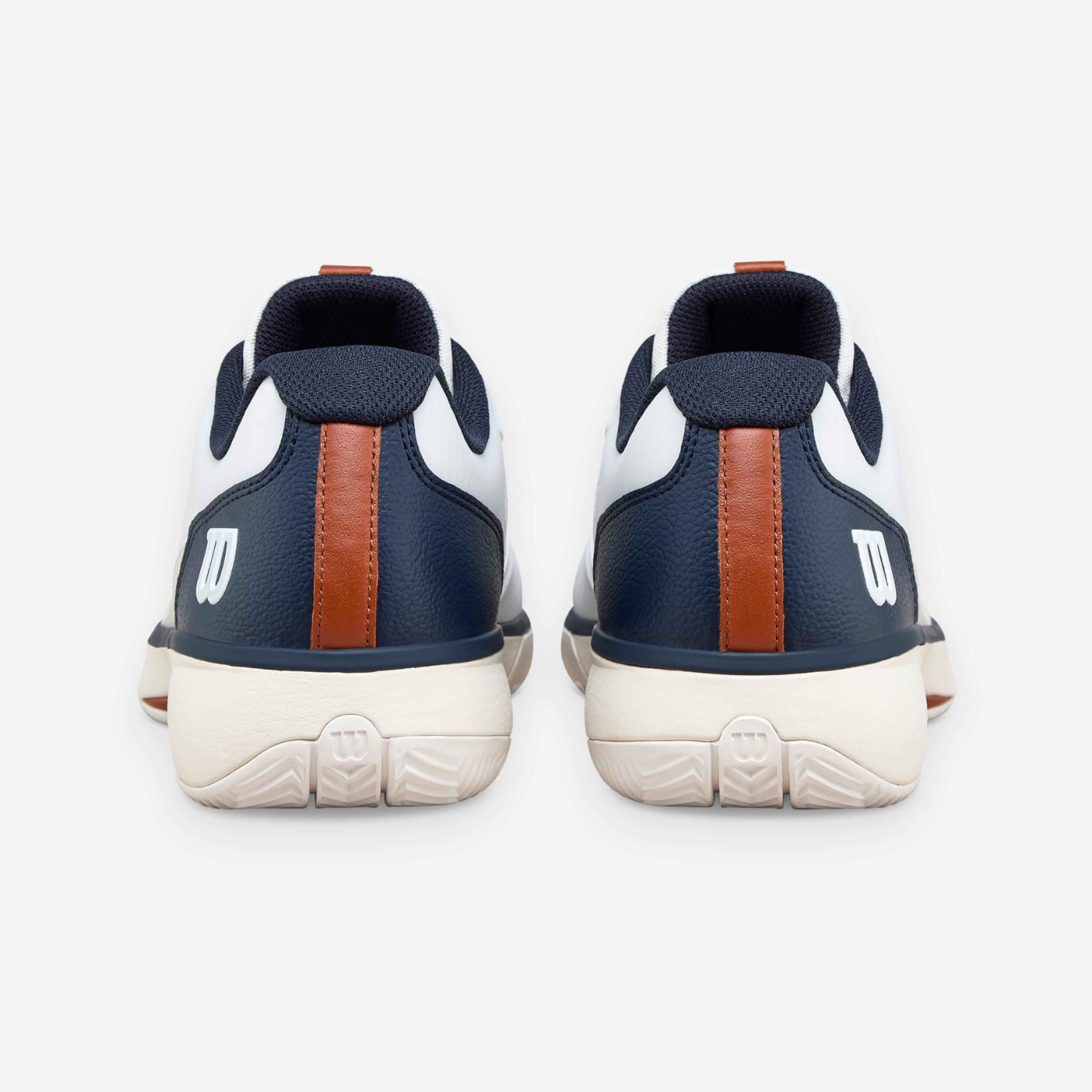 Rush Pro Lite Herren Sandplatz Tennisschuh Weiss Grün Blau 6/8