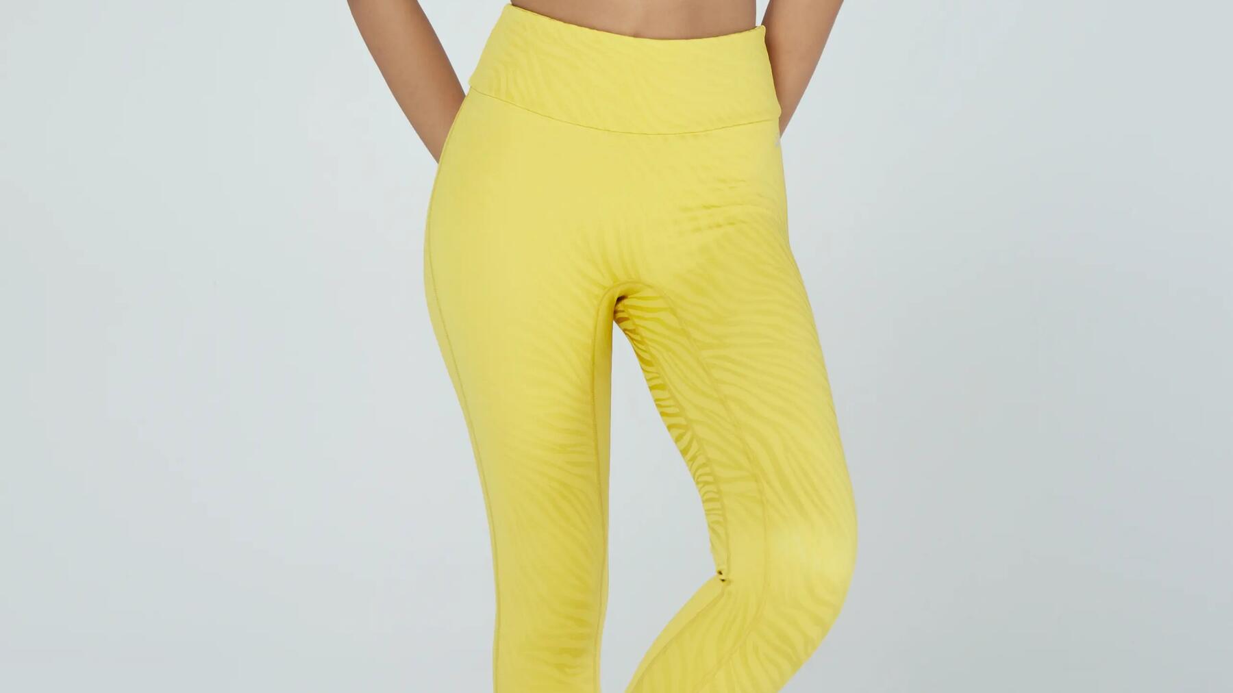 Legging Feminina de Treino Iconic Domyos Amarela