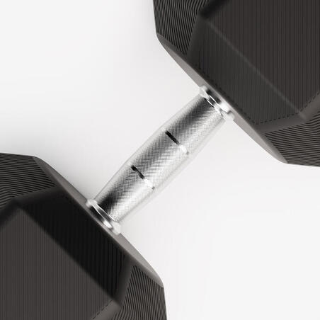 Гантель Hex для крос-тренінгу 37,5 кг чорна