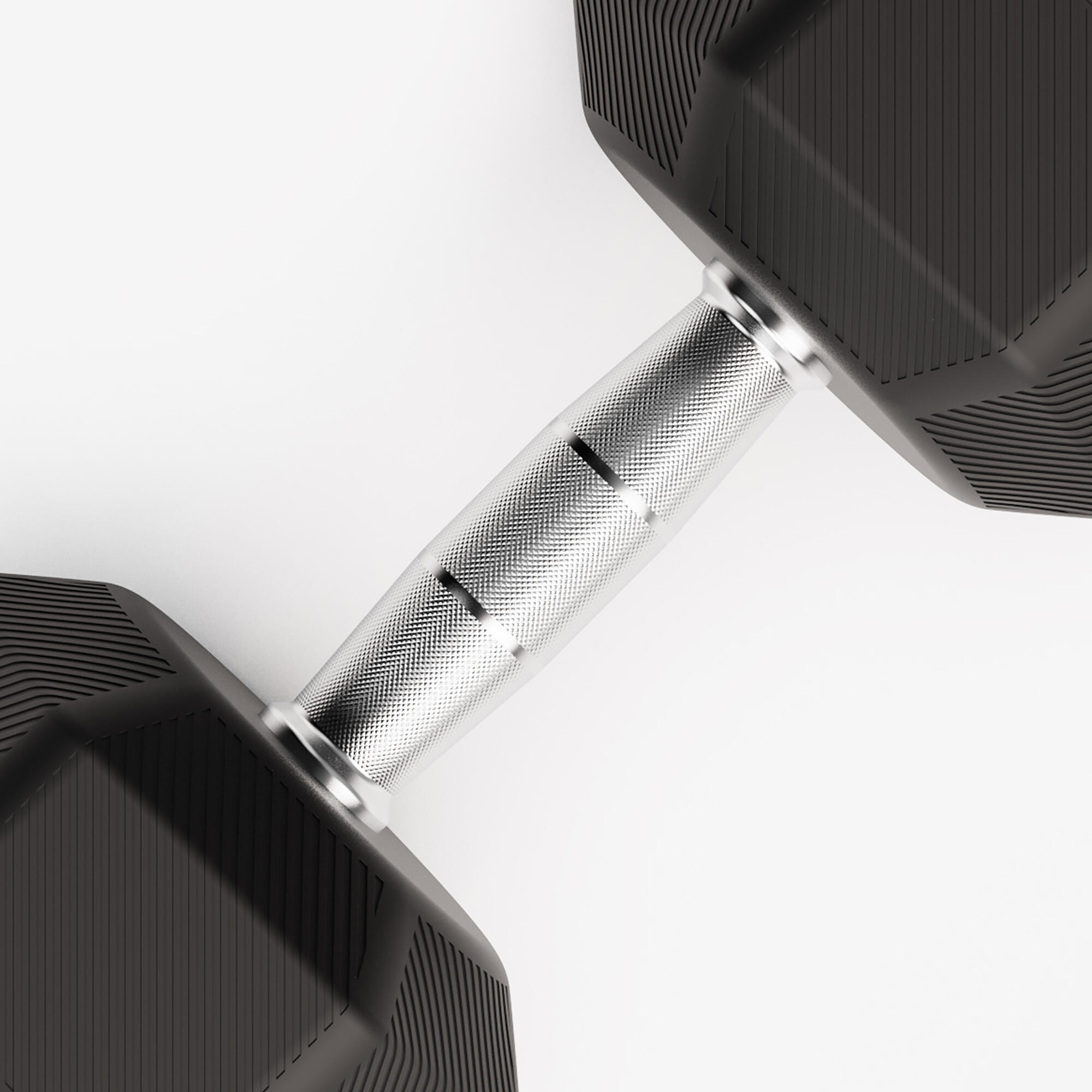Haltère hexagonal d'entraînement fonctionnel et musculation 20 kg (44,1 lb) 3/5
