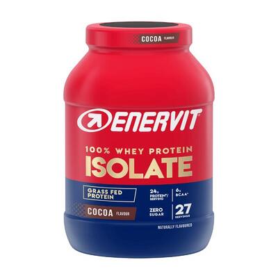 Proteine in polvere isolate Enervit Whey 100% cacao 420g
