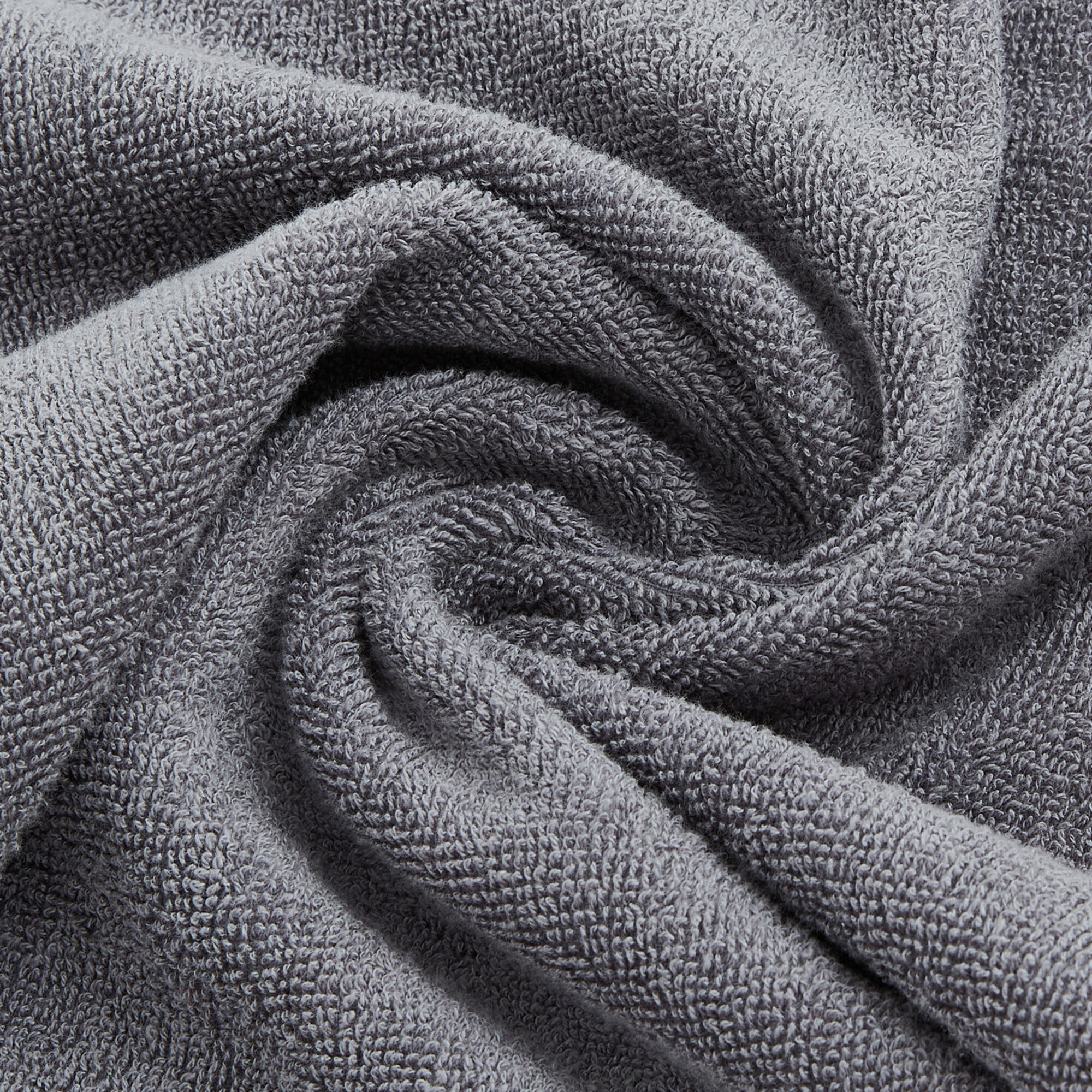 Fitnesshandtuch aus Baumwolle, grau 6/6