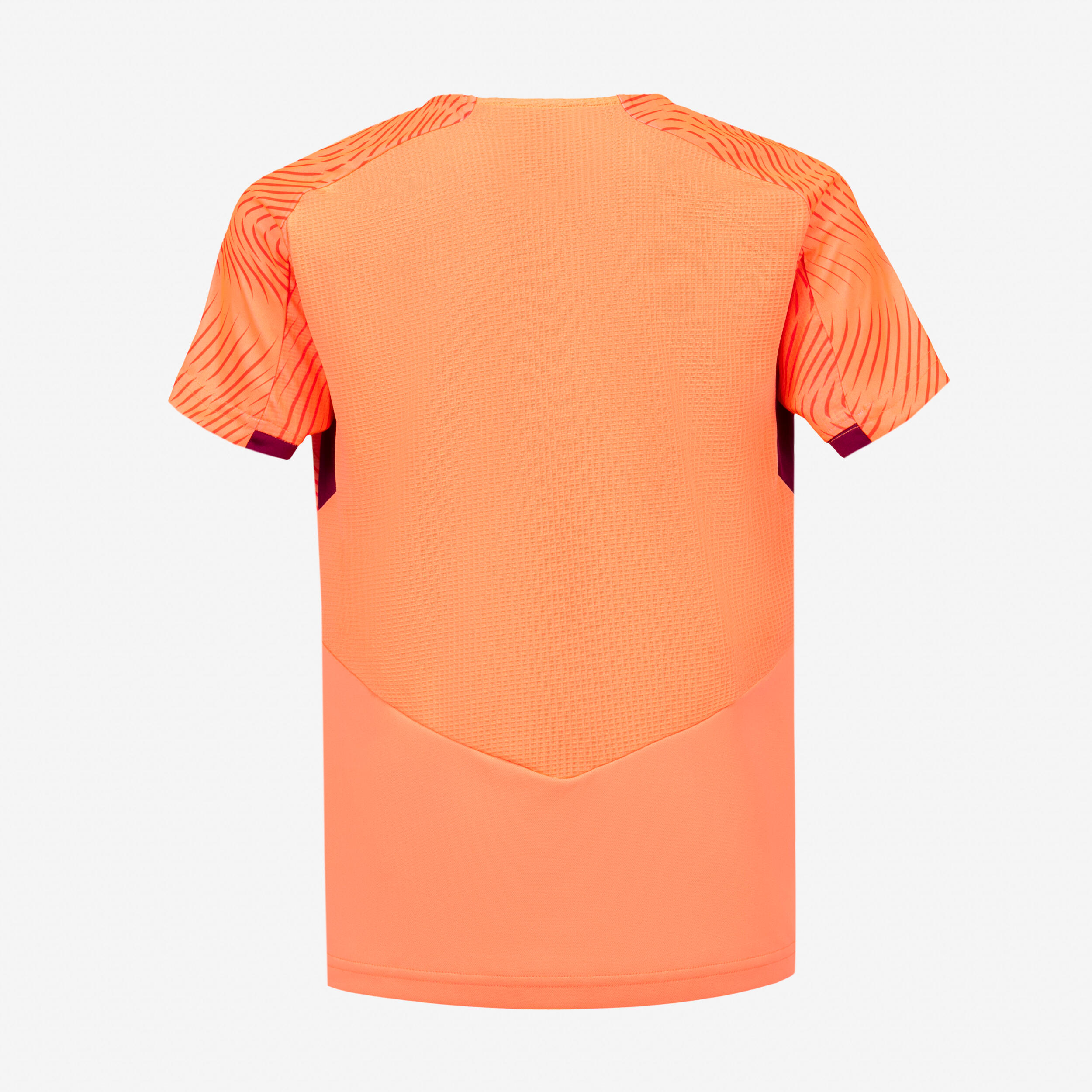 Maillot de football CLUB Wavy  Pêche et Cerise Junior 4/5