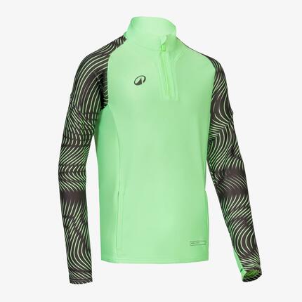 Sweat 1/2 Zip CLUB Wavy Enfant Marine et Vert