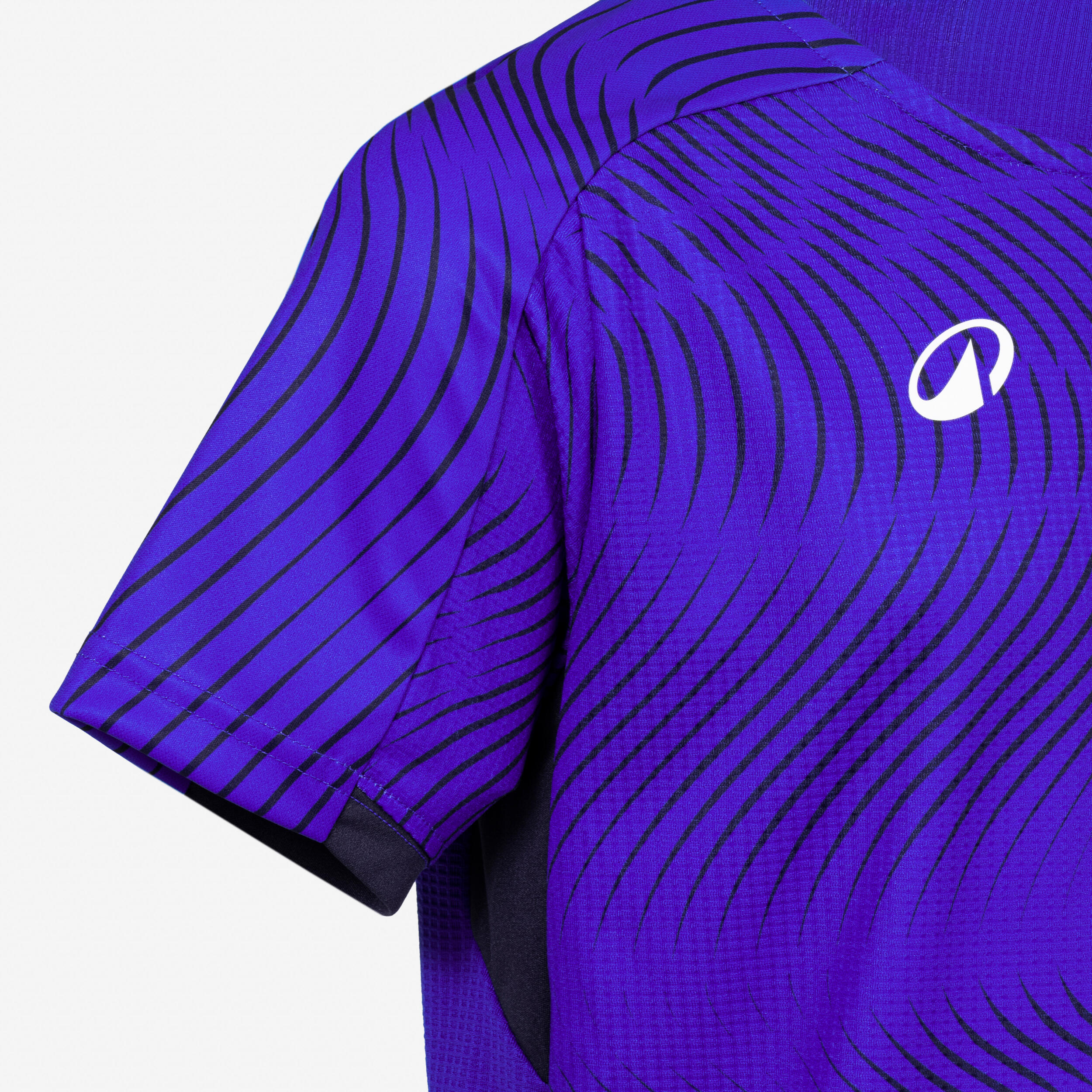Maillot de football CLUB Wavy Bleu Junior 3/5