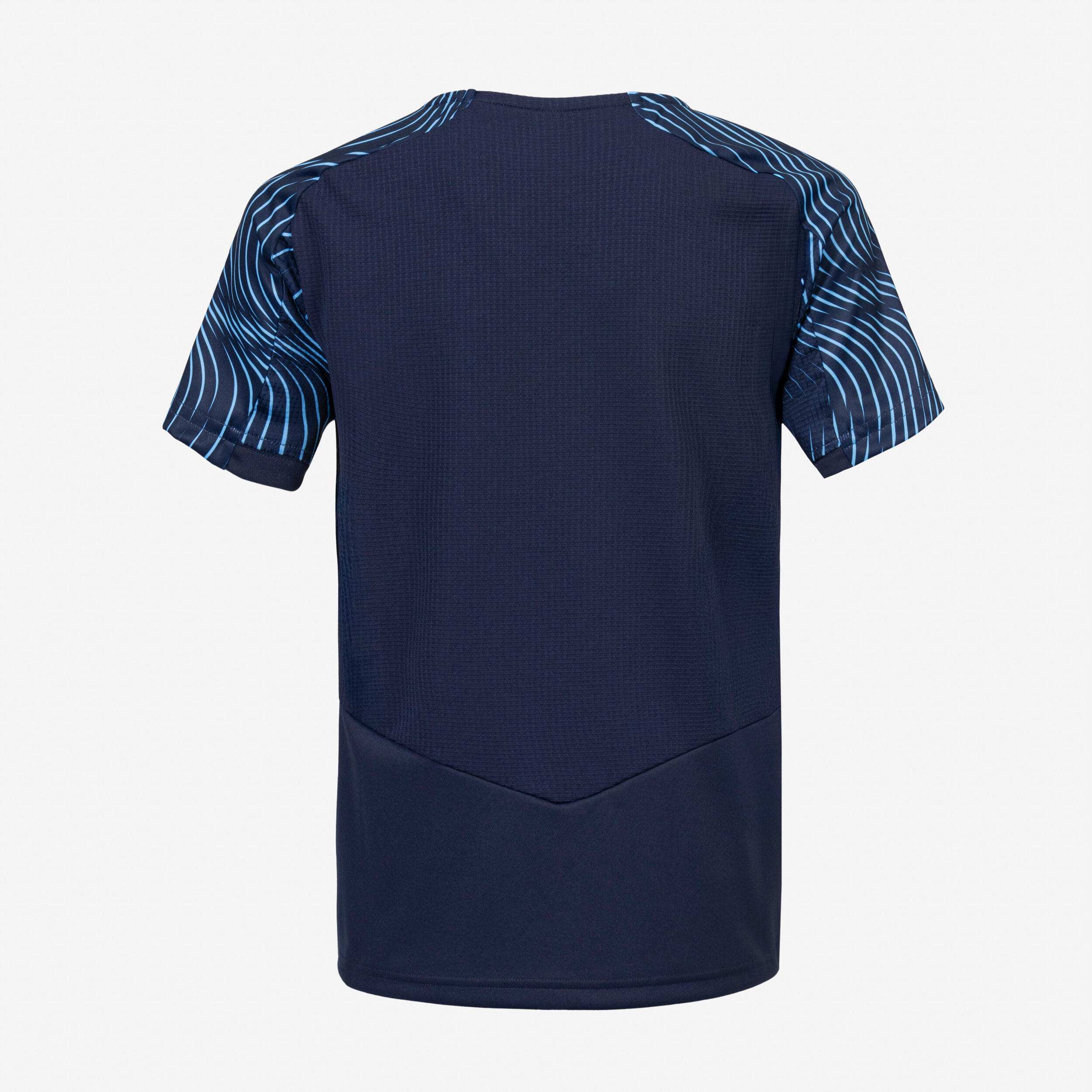 Maillot de football CLUB Wavy  Bleu foncé / Bleu clair Junior 4/5