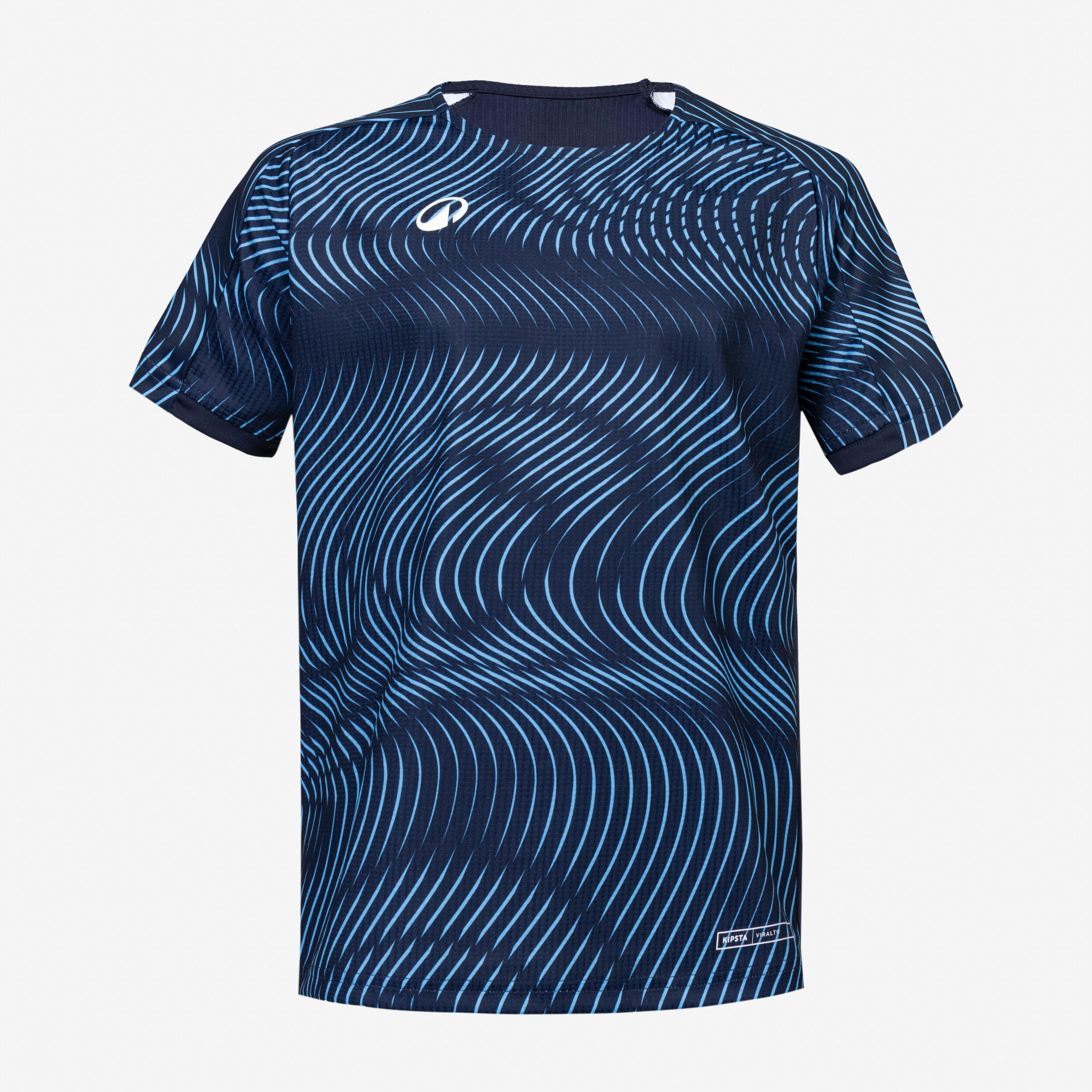 Maillot de football CLUB Wavy  Bleu foncé / Bleu clair Junior 2/5