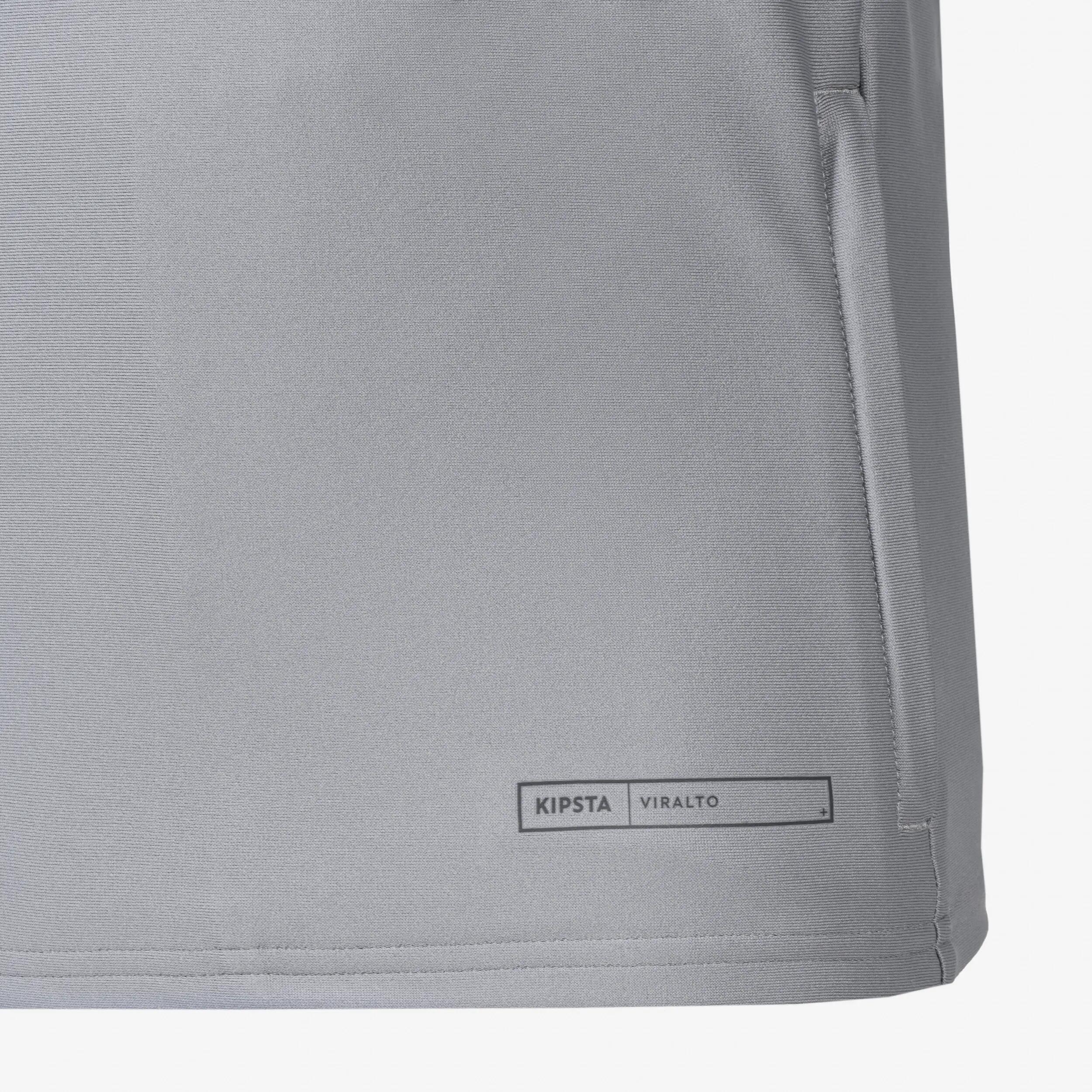 Sudadera 1/2 cremallera CLUB Wavy niño gris claro y gris oscuro 5/5