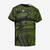 Maillot de football CLUB Wavy Noir et Jaune fluo Junior