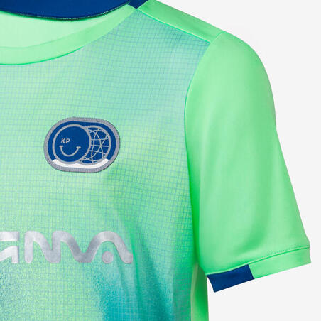 Футболка дитяча Viralto Club для футболу синя/зелена