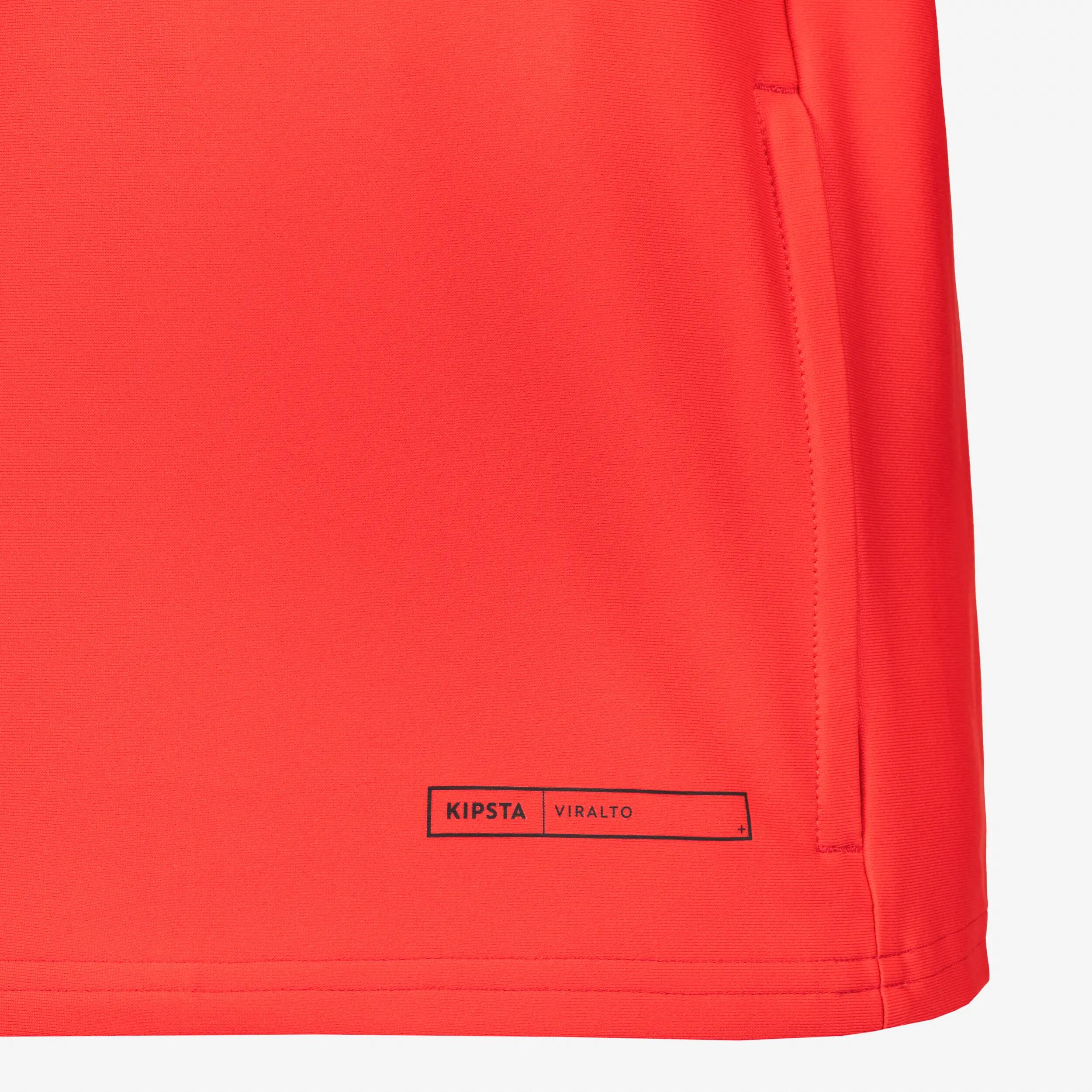 Camisola de Futebol com 1/2 Fecho Criança Club Wavy Rosa Néon/Preto 5/5
