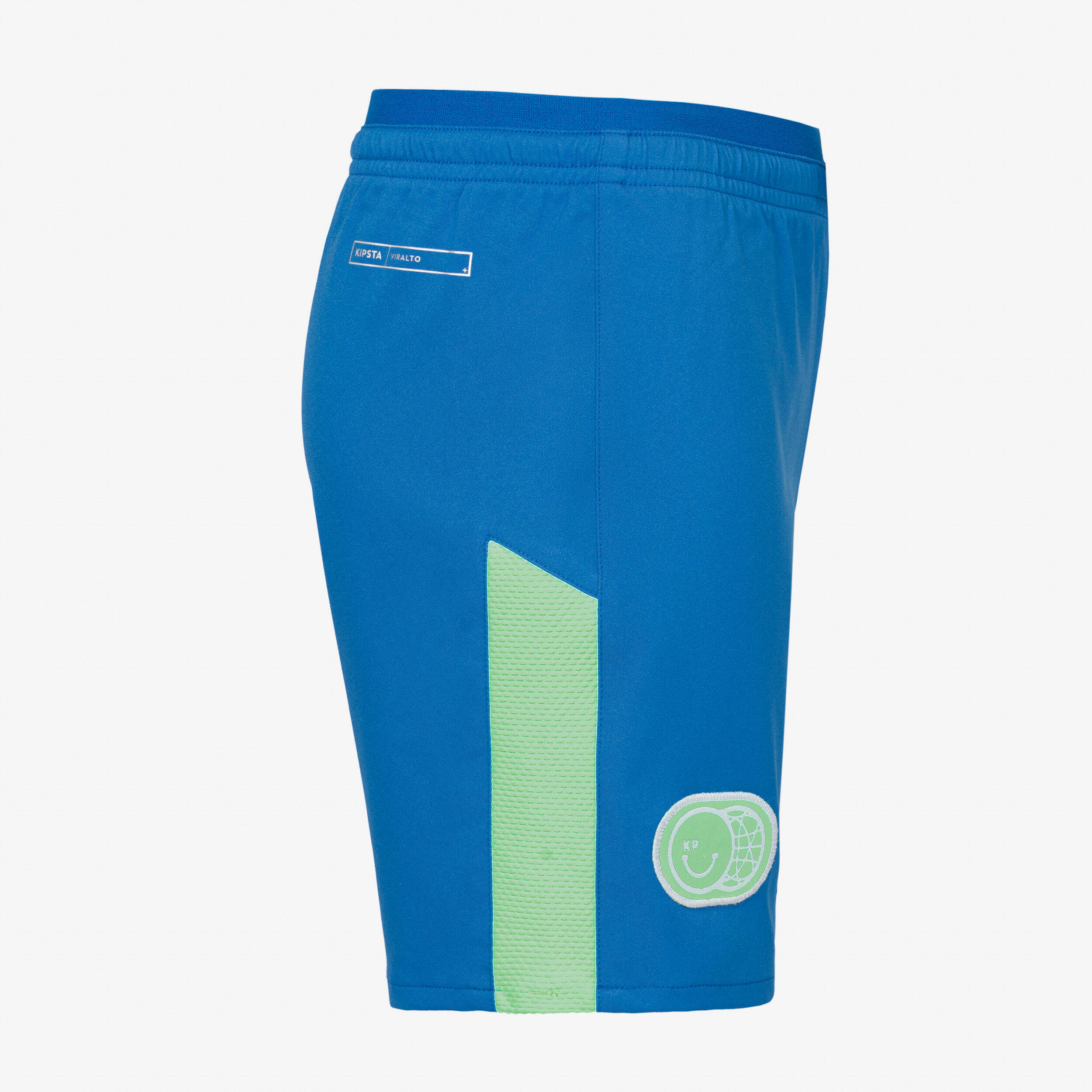 Kids' Football Shorts Viralto Kids - Blue/Green Stripe -  2