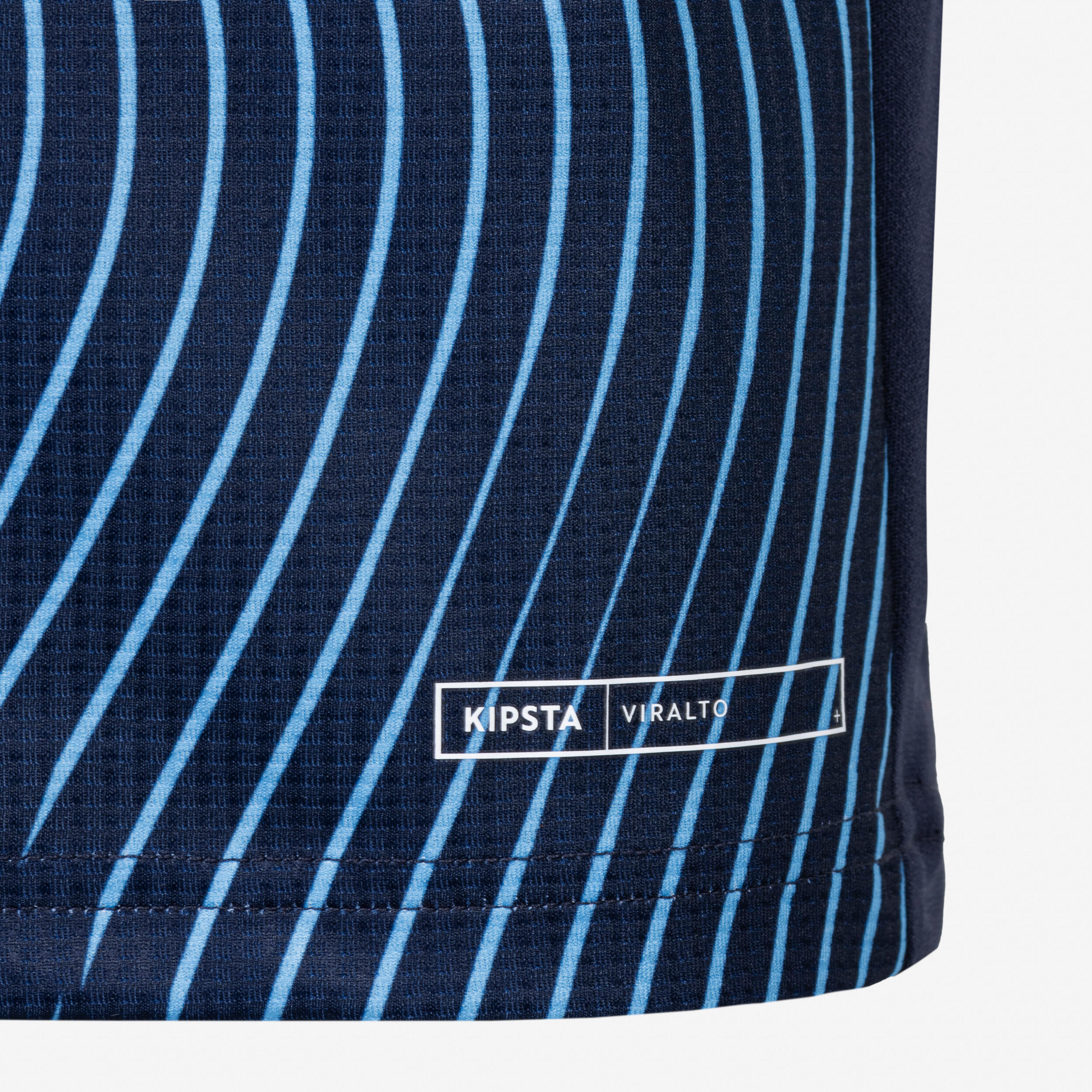 Maillot de football CLUB Wavy  Bleu foncé / Bleu clair Junior 5/5