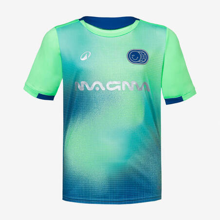 Футболка дитяча Viralto Club для футболу синя/зелена