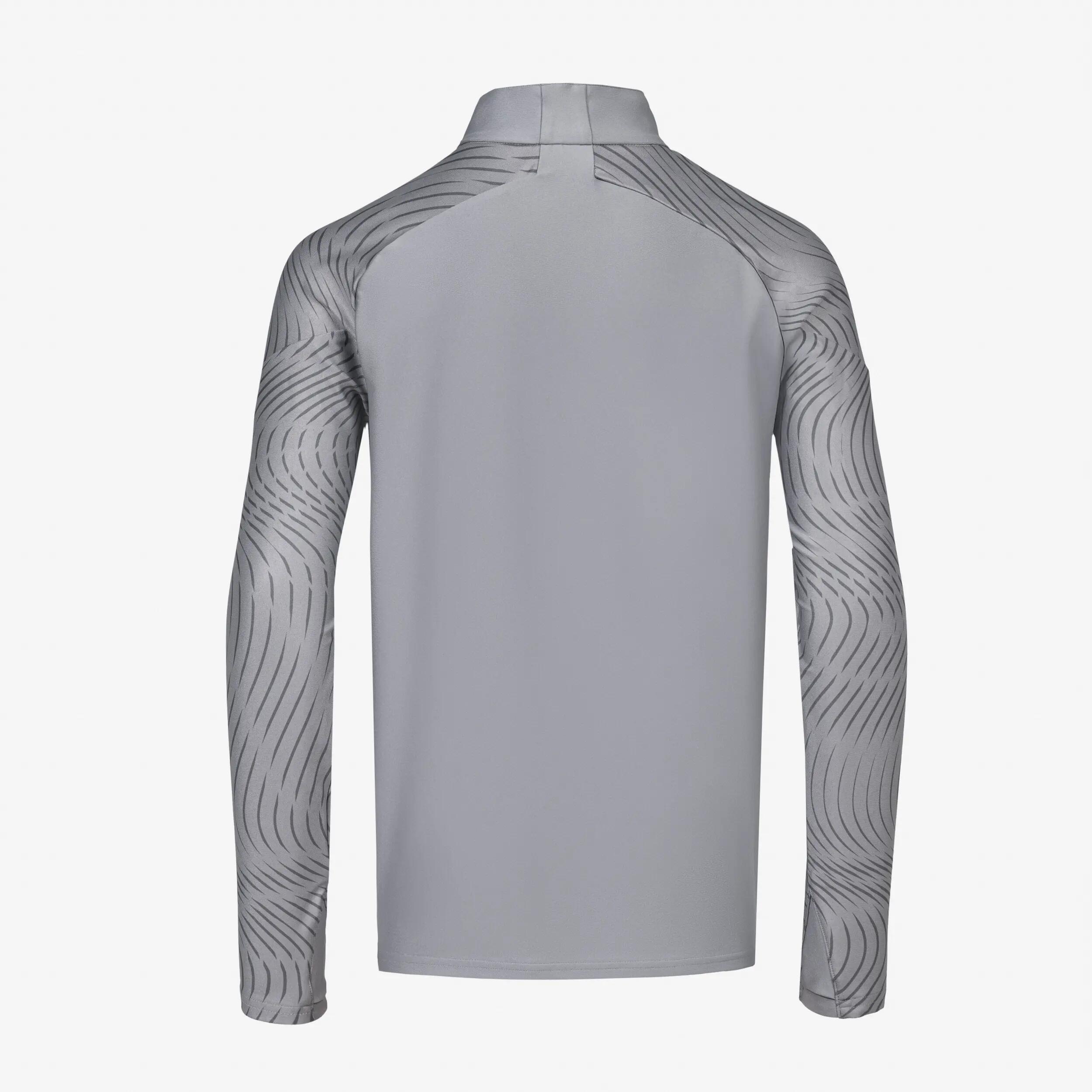 Sudadera 1/2 cremallera CLUB Wavy niño gris claro y gris oscuro 4/5