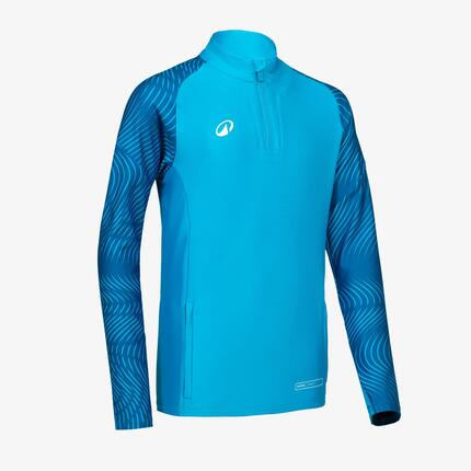 Sweat 1/2 Zip CLUB Wavy Enfant Marine et Vert