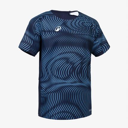 Maillot de football CLUB Wavy Noir et Blanc Junior