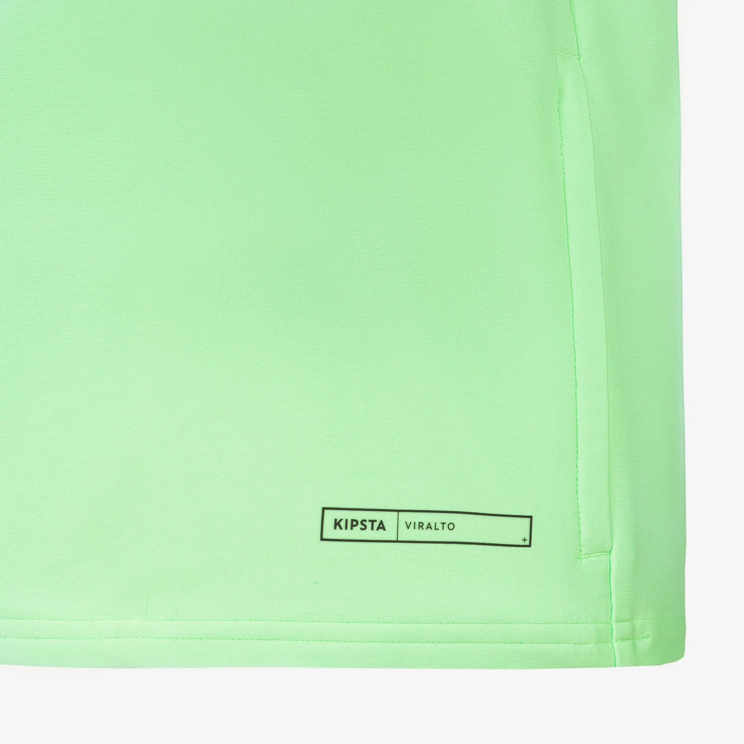 Sweat 1/2 Zip CLUB Wavy enfant vert Fluo et noir 5/5