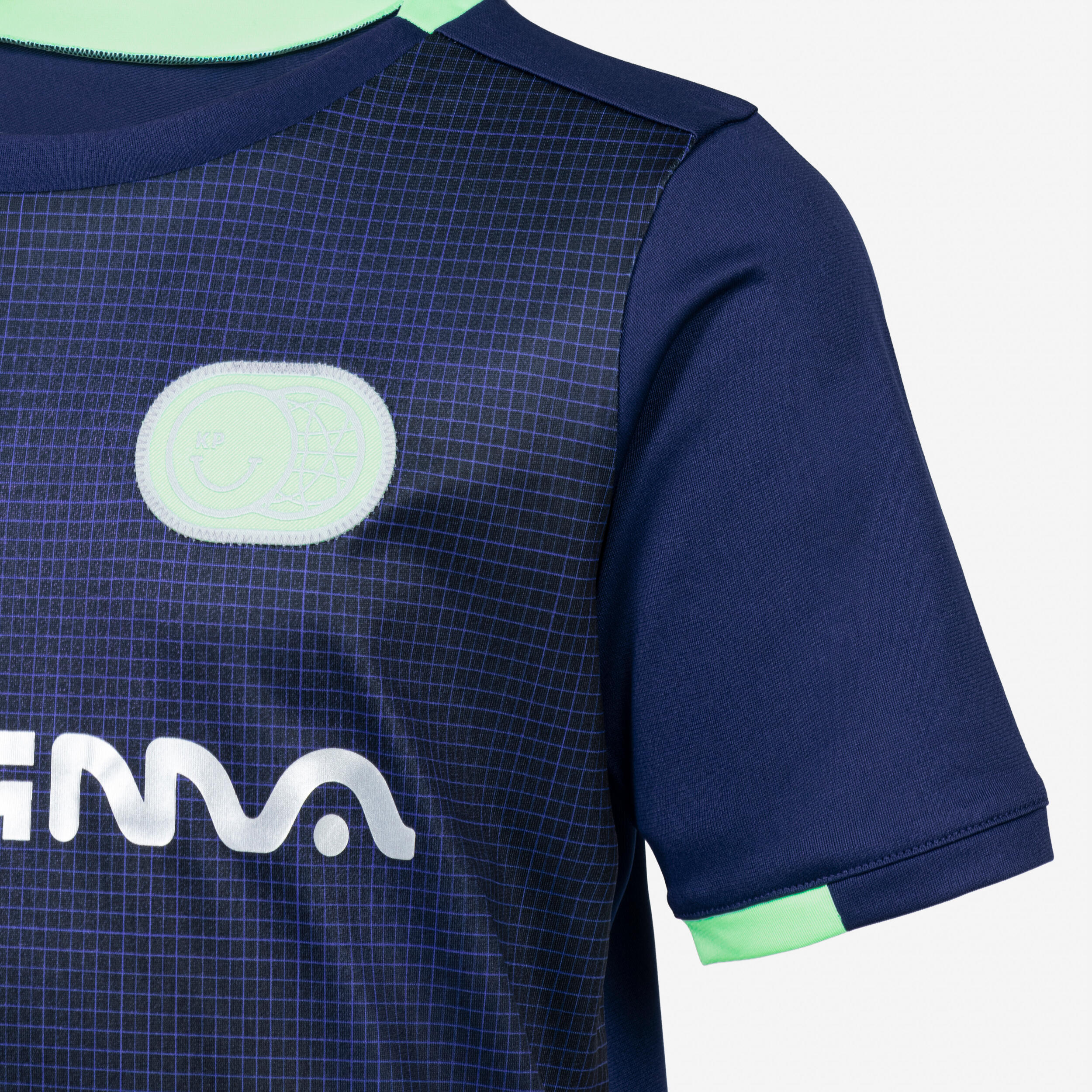 Kids' Short-Sleeved Soccer Jersey, Viralto Boreal - KIPSTA