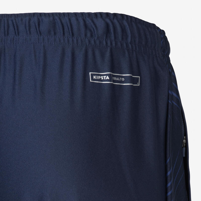 Pantaloni de antrenament de fotbal adulți Viralto club wavy bleumarin