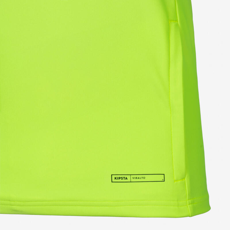 Bluză fermoar VIRALTO WAVY club galben fluo
