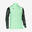 Bluză fermoar VIRALTO WAVY club verde fluo și negru