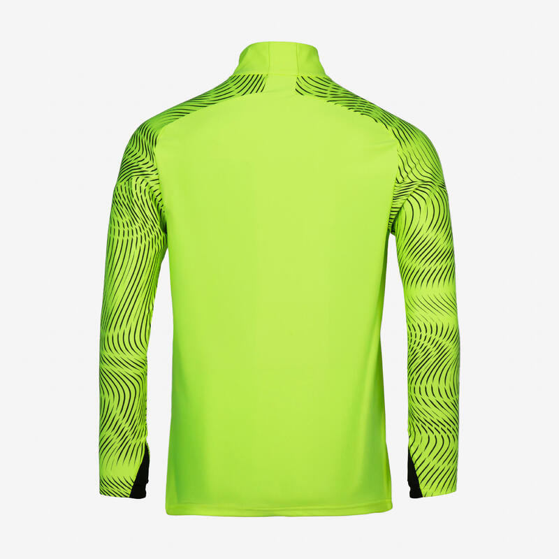 Bluză fermoar VIRALTO WAVY club galben fluo