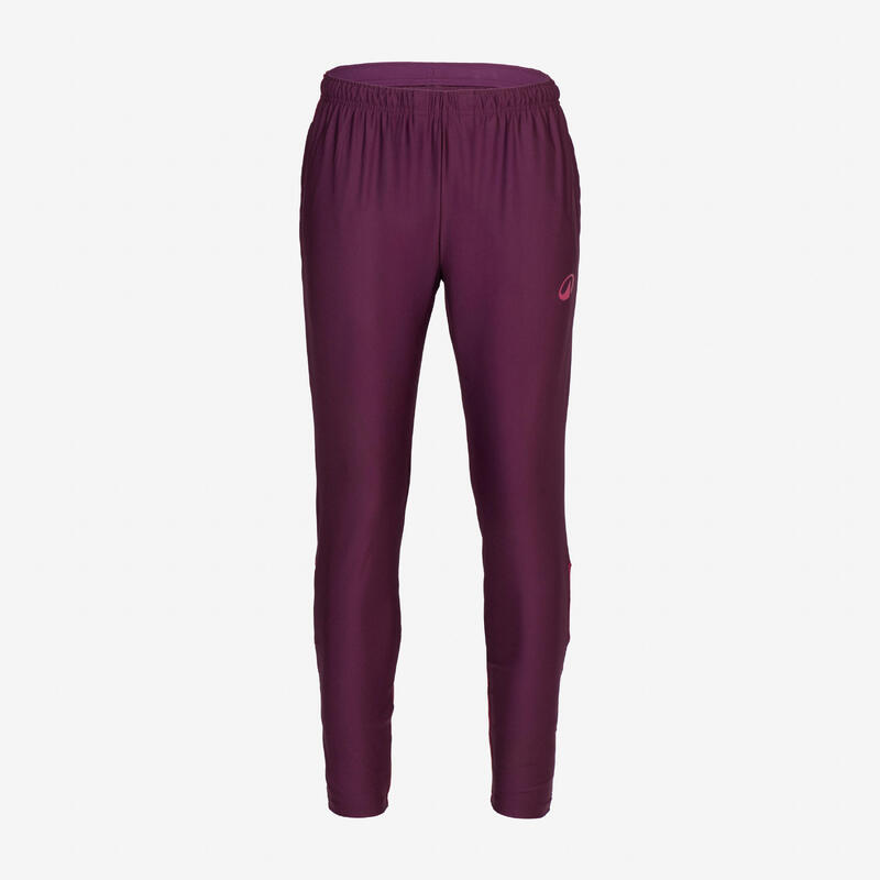 Pantaloni de antrenament de fotbal adulți Viralto club wavy cireașă și stafidă