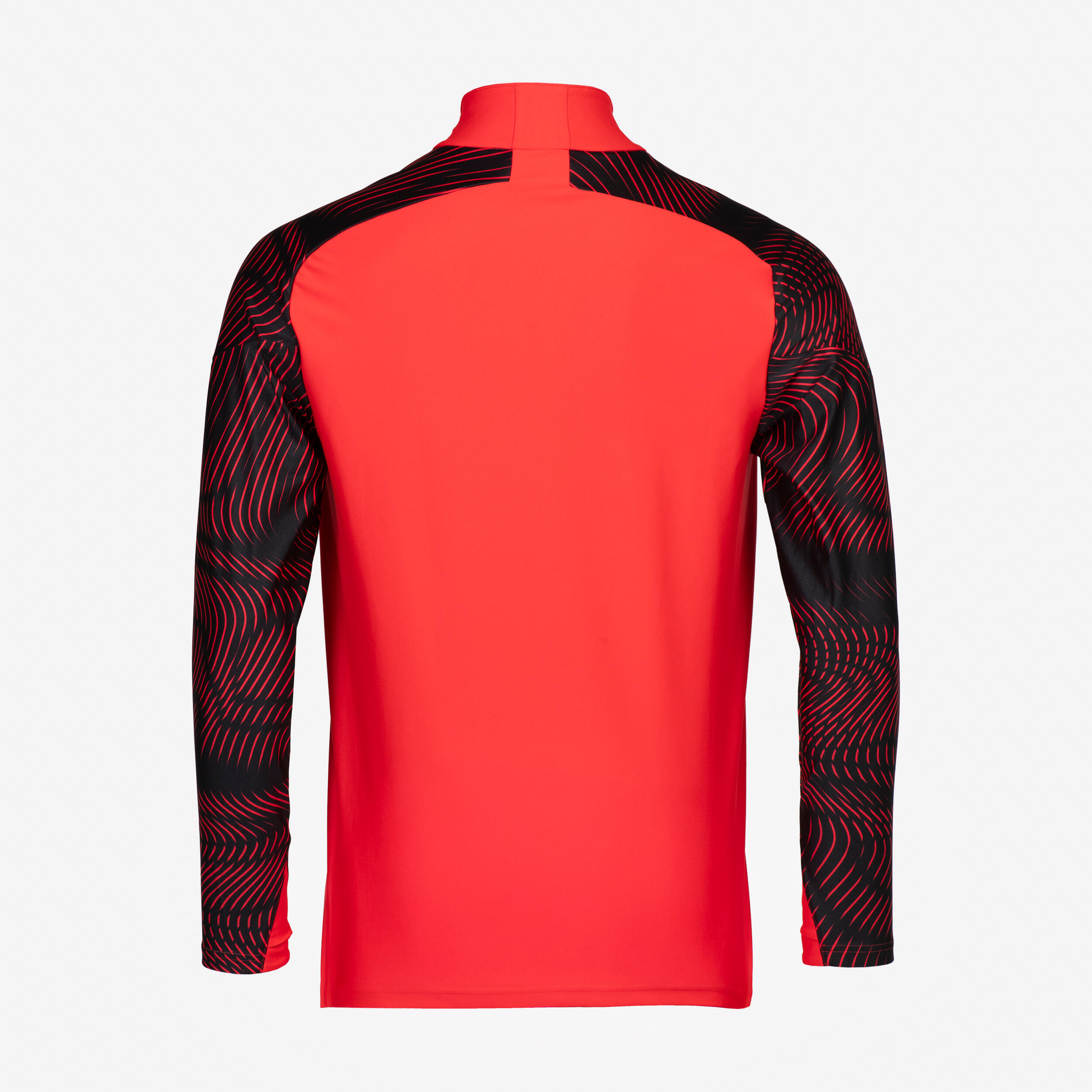 1/2 zip Sweatshirt VIRALTO WAVY club neon pink and black 4/5