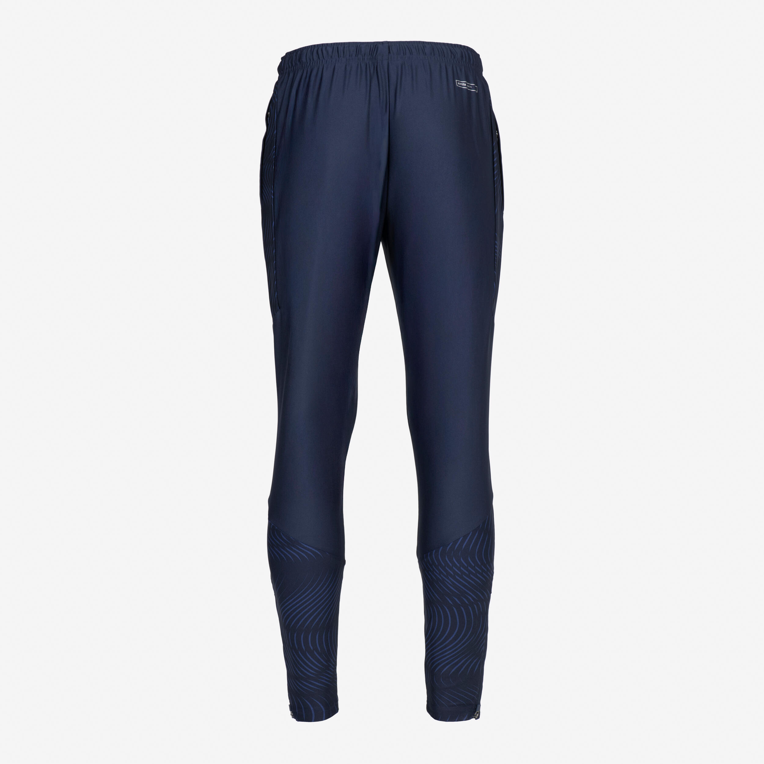Pantalon d'entrainement de football adulte Viralto club wavy marine et bleu 4/5