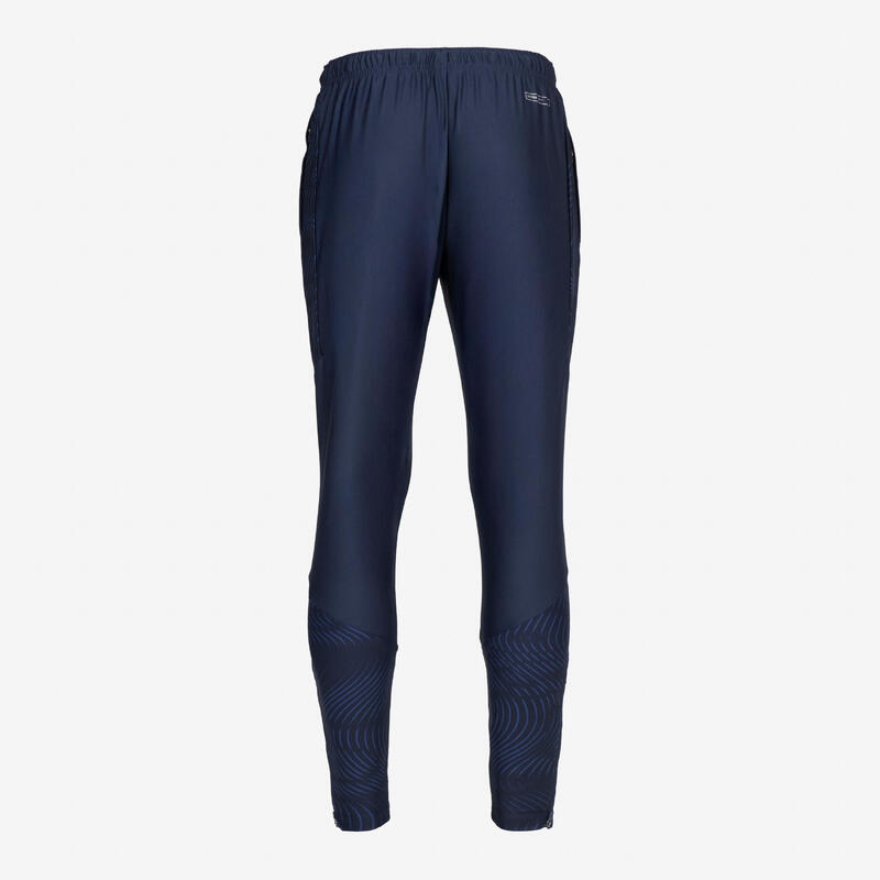 Pantaloni de antrenament de fotbal adulți Viralto club wavy bleumarin