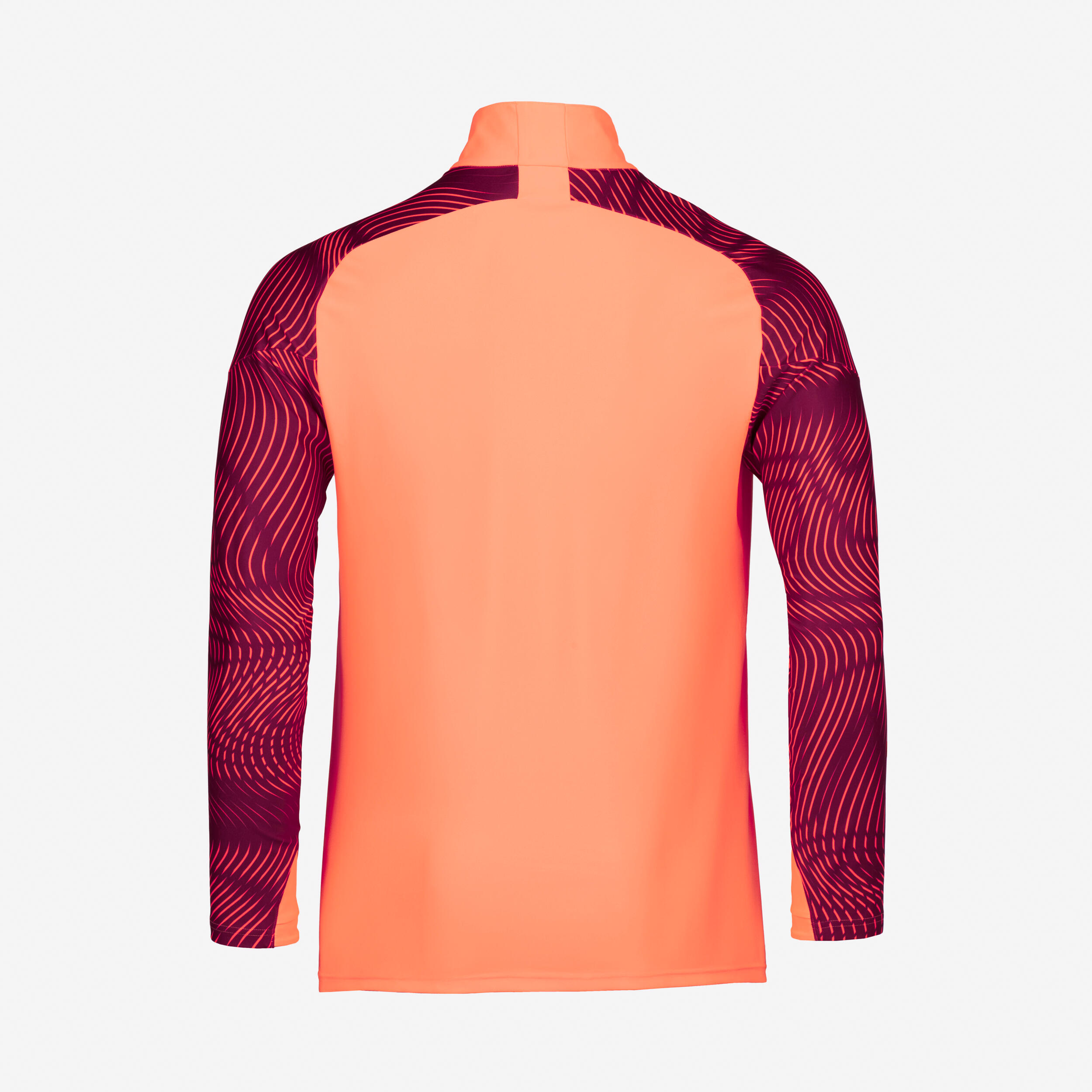 Sweat 1/2 zip VIRALTO WAVY club pêche et cerise 4/5