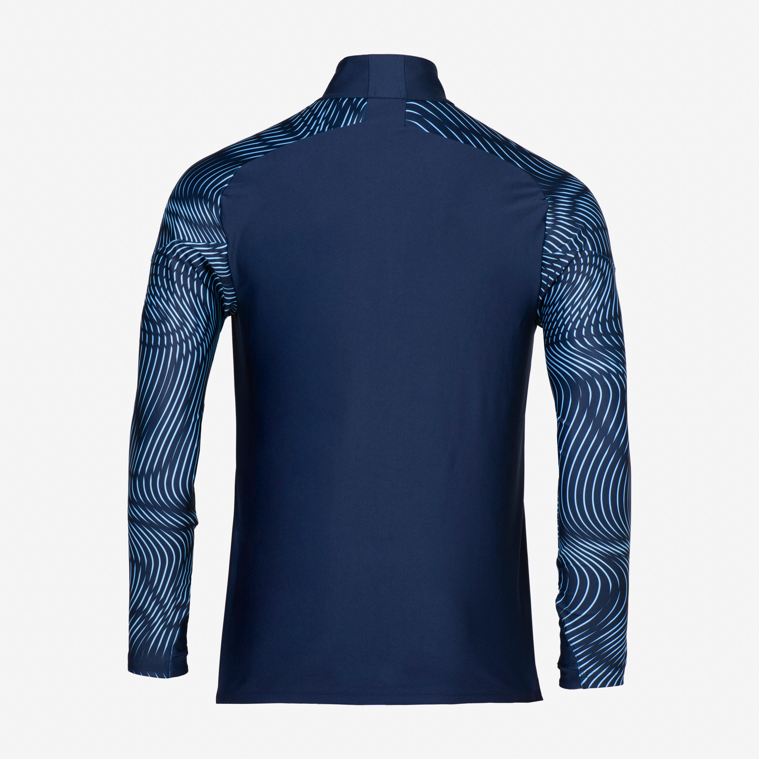 Sweat 1/2 zip VIRALTO WAVY club bleu ciel 4/5