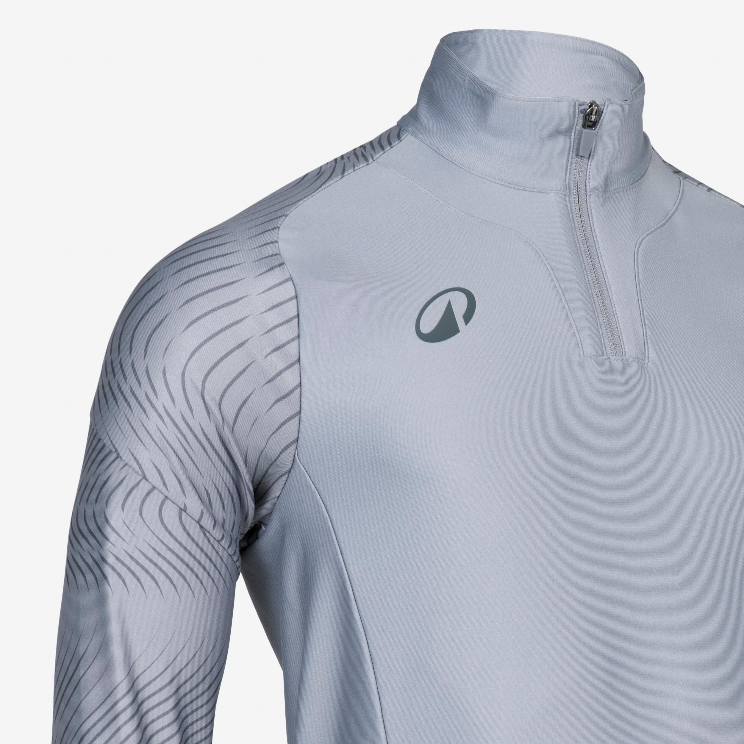 1/2 zip Sweatshirt VIRALTO WAVY club light grey 3/5