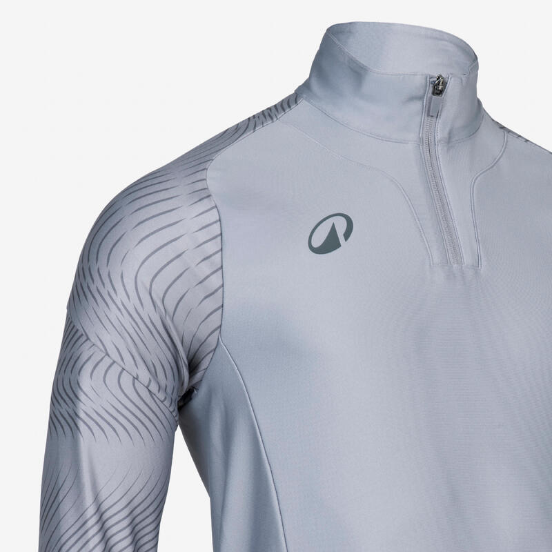 Bluză fermoar VIRALTO WAVY club gri