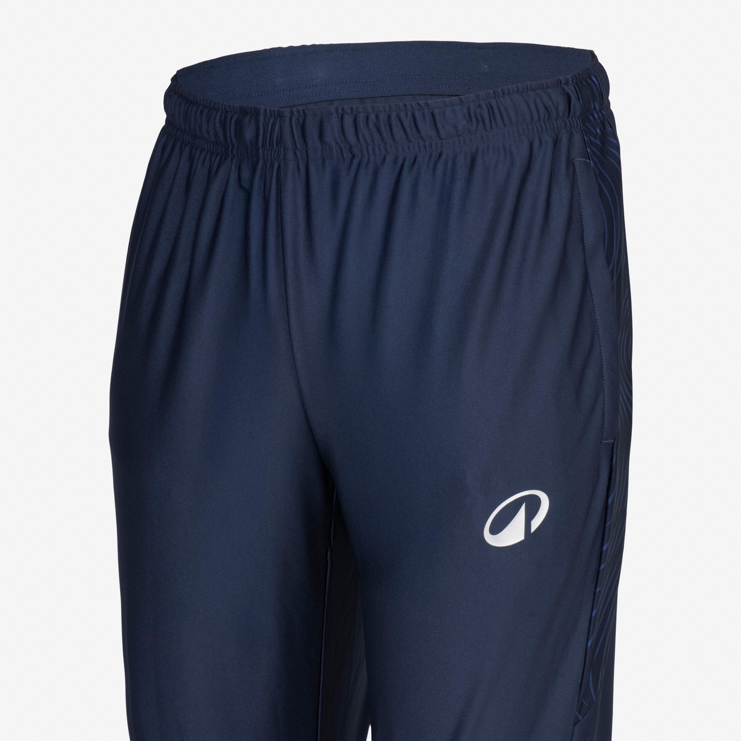 Pantalon d'entrainement de football adulte Viralto club wavy marine et bleu 3/5