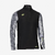 Sweat 1/2 zip de football adulte Viralto Dop noir et gris