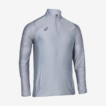 Sweat 1/2 zip VIRALTO WAVY club Vert fluo et noir