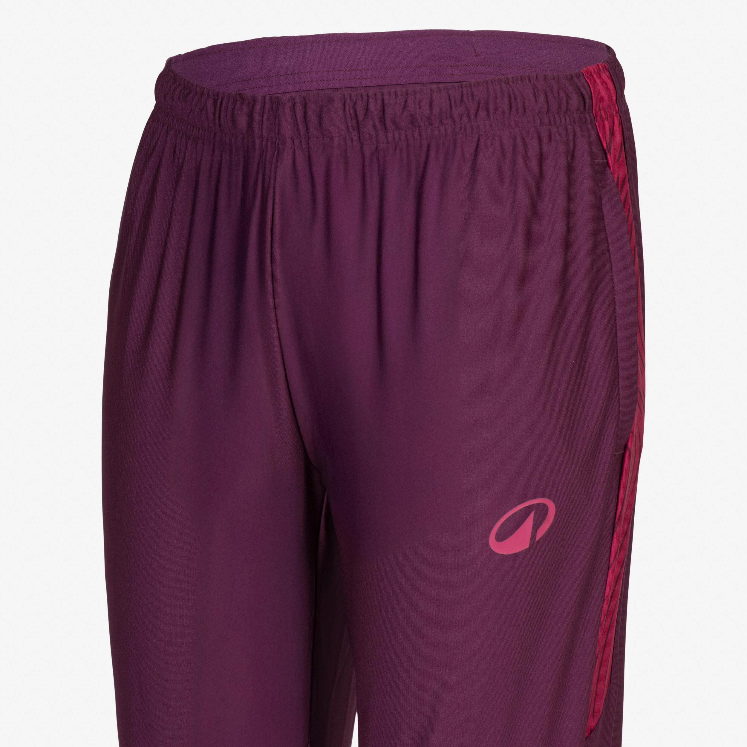 Adult football training bottoms Viralto Club wavy cherry and grape 3/5