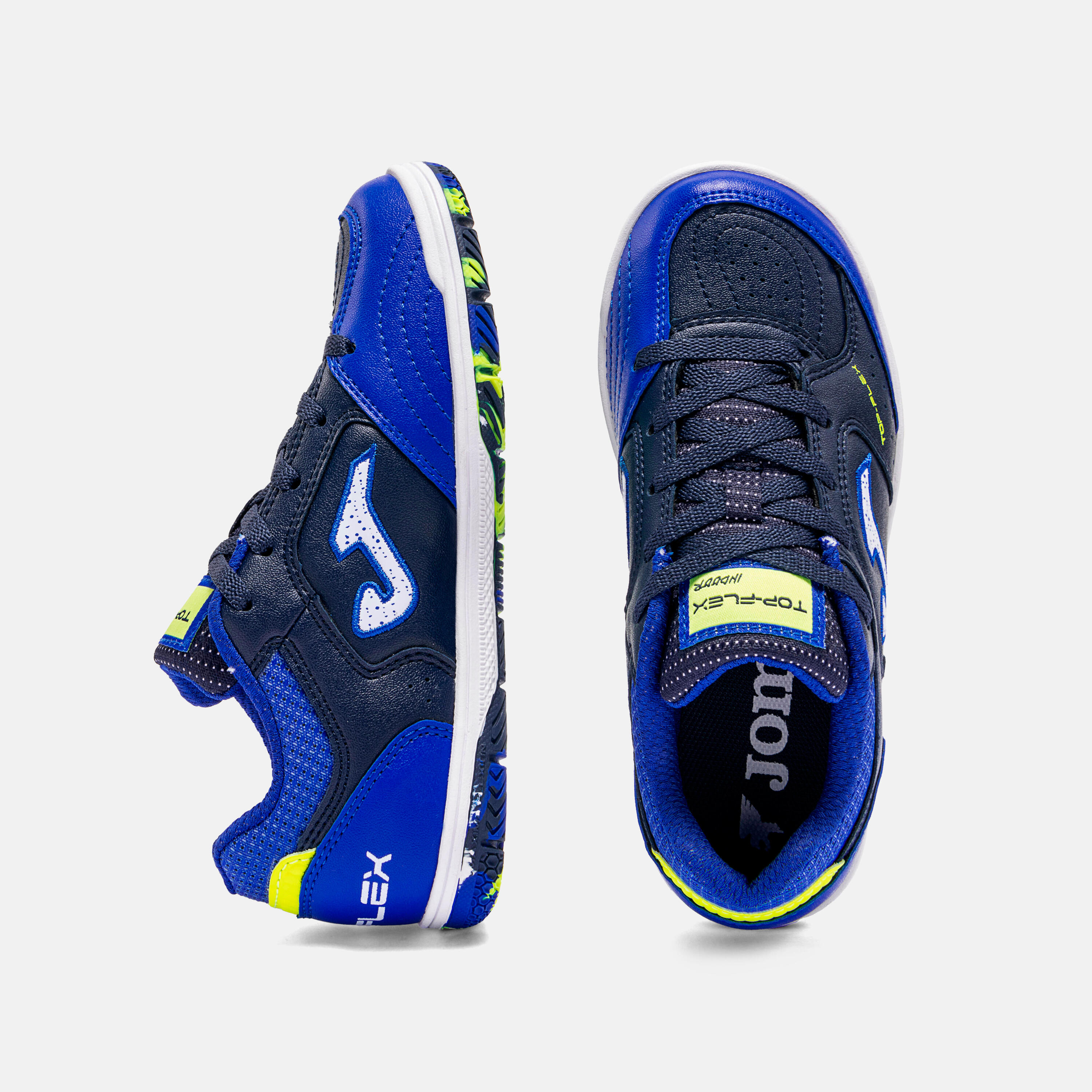 Schuhe Futsal Top Flex Kinder Blau 5/5