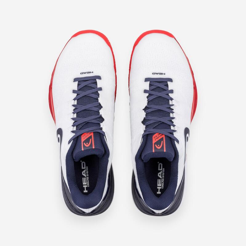 Încălțăminte tenis orice suprafață Revolt Pro 5.0 Alb Albastru Rosu Bărbați