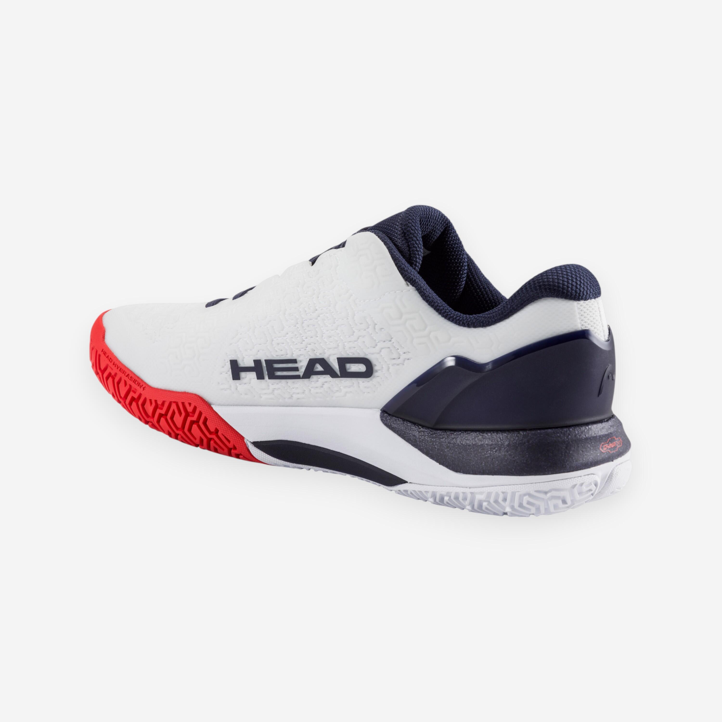 Chaussures de tennis multicourt homme, Revolt Pro 5.0 Blanc Bleu Rouge 2/5
