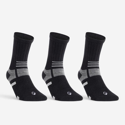 Calze lunghe adulto RS 560 nero-grigio x3