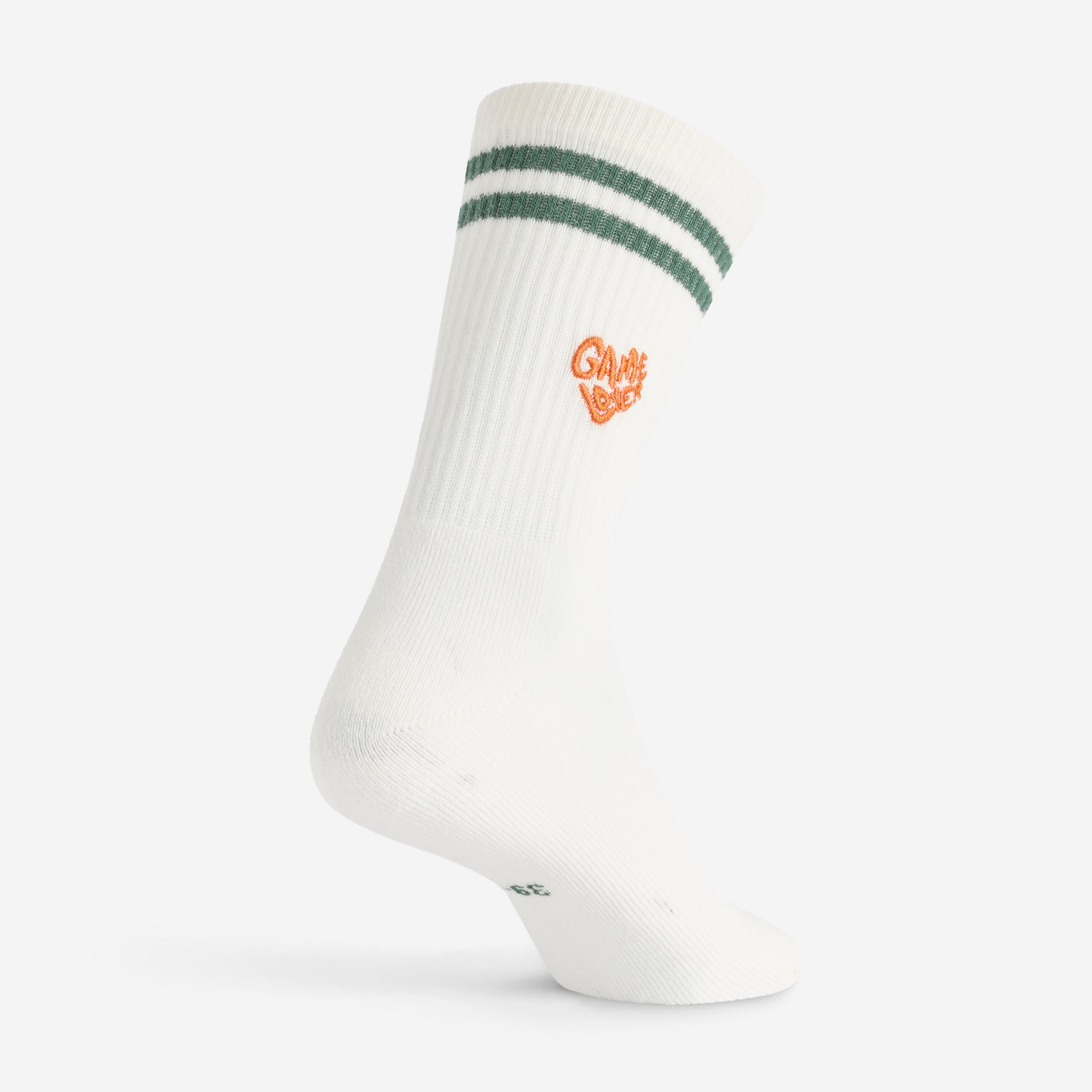 Chaussettes de sport hautes édition spéciale lot de 2 paires, RS300 blanc 4/5