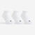 CHAUSSETTES DE SPORT ENFANT MI-HAUTES ARTENGO RS 100 BLANC LOT DE 3