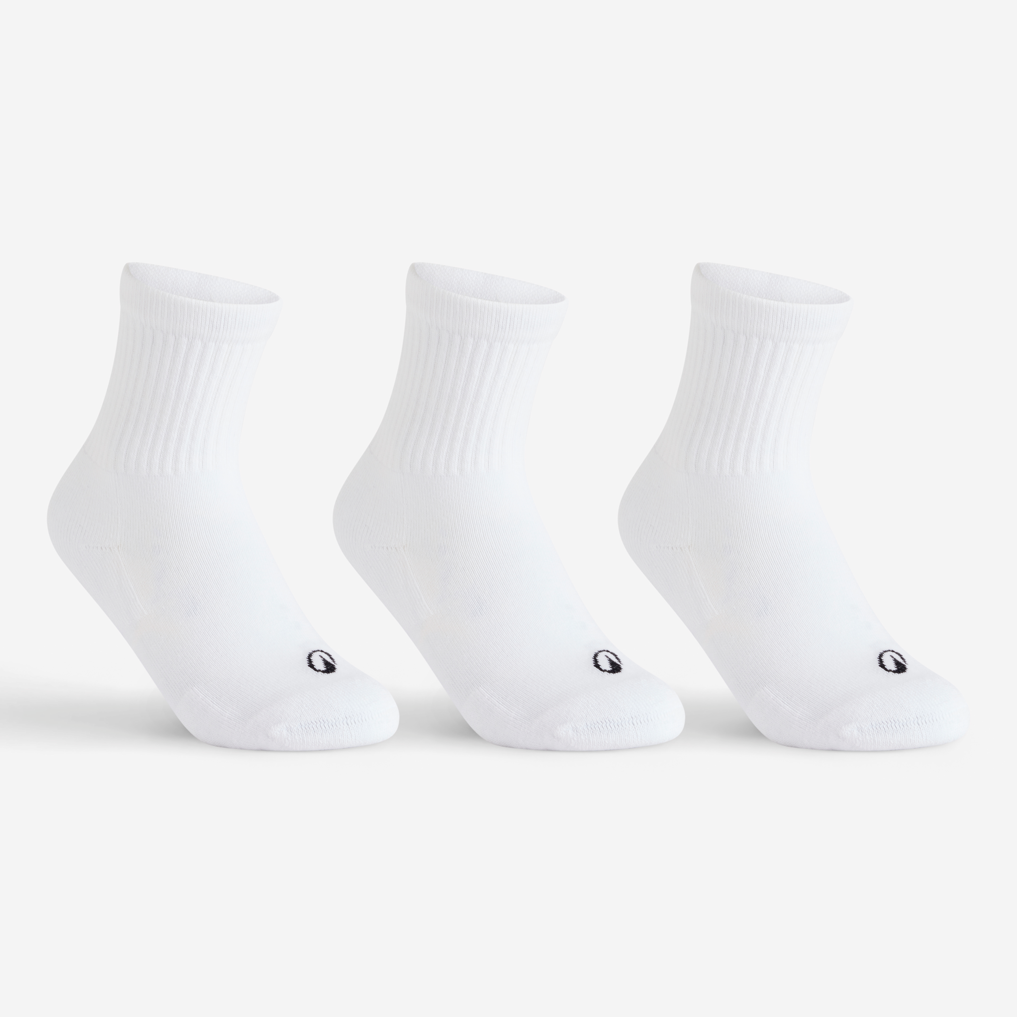 Chaussettes sports de raquettes hautes enfant artengo  rs 100 blanche lot de 3 - Tennis - Artengo- Clubs - Entreprises - Collectivités - Associations