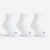 CHAUSSETTES SPORTS DE RAQUETTES HAUTES ENFANT ARTENGO  RS 100 BLANCHE LOT DE 3