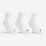 CHAUSSETTES SPORTS DE RAQUETTES HAUTES ENFANT ARTENGO  RS 100 BLANCHE LOT DE 3