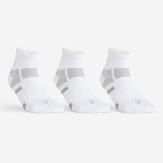 RS 560 Mid Sport Socks Tri-Pack - White/Grey